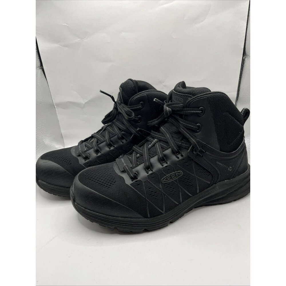 KEEN Utility Vista Energy Mid Carbon Toe Work Shoes EH SR Black Men’s 9M